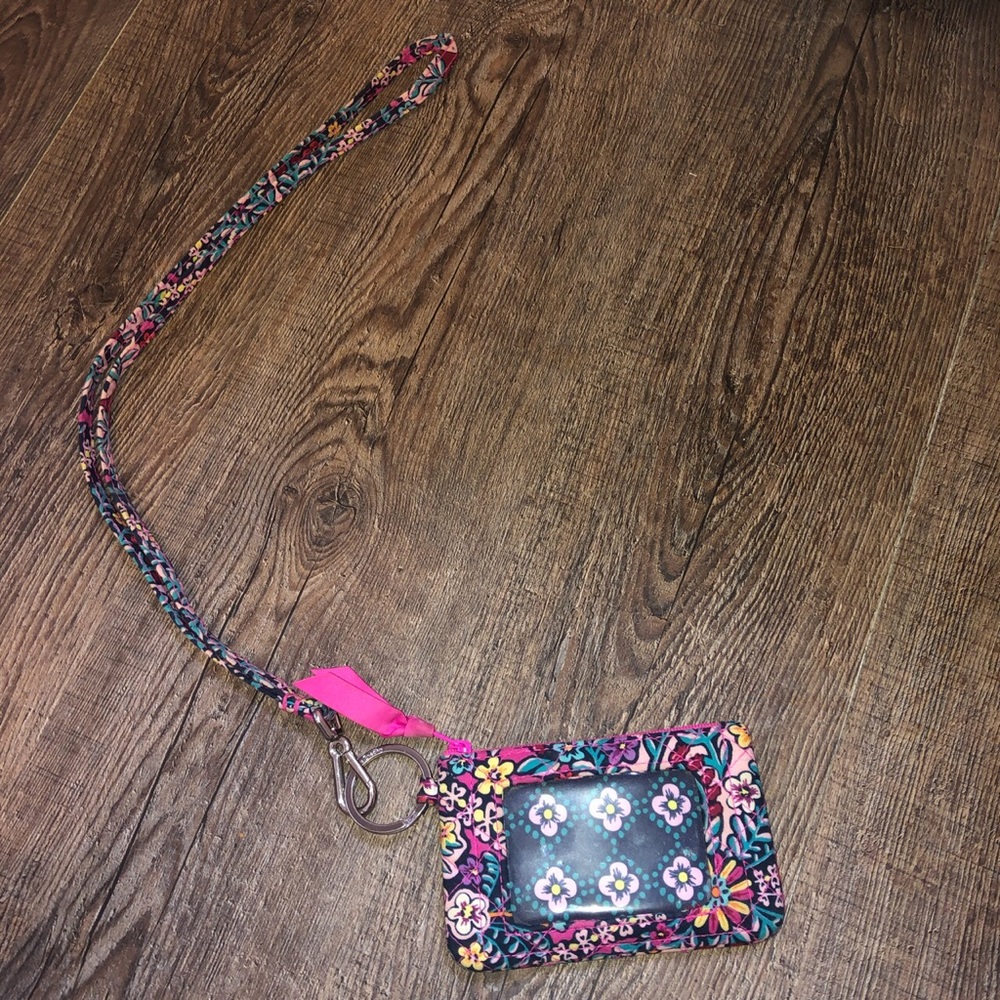 Vera Bradley Wallet + Lanyard
